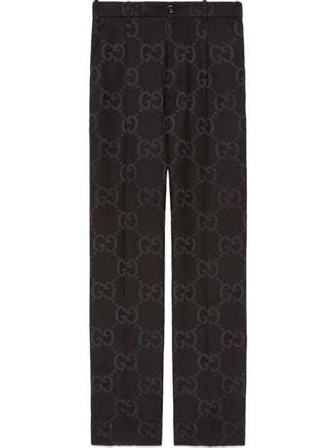 gucci broek zwart dames|gucci official site.